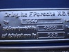Porsche 356 A silver data plate original